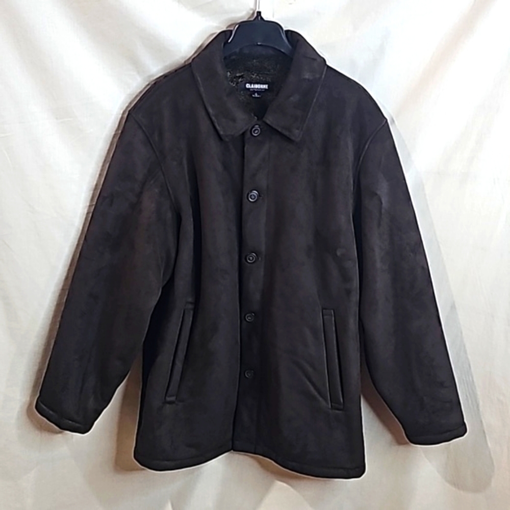 Men Claiborne Outwear Men Jacket, Size L, Dark Brown